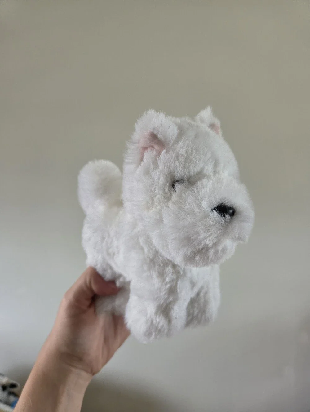 American Girl Coconut the Dog White Westie Plush Stuffed Animal West Highland Te